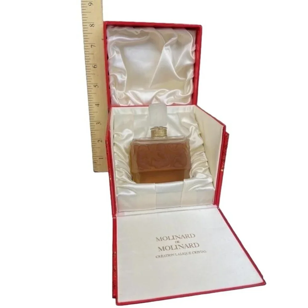 Molinard de Molinard Extrait 1979 Limited Edition in Lalique Cristal COA and box
